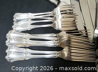 MaxSold Auction: BIRKS Sterling Flatware Set Francis 1 Pattern - Aurora (Ontario, Canada) PARTNER MANAGED Downsizing Online Auction - Murray Drive
