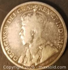 MaxSold Auction: Canadian 1917 Newfoundland Silver 50cent Coin - Aurora (Ontario, Canada) PARTNER MANAGED Downsizing Online Auction - Murray Drive