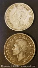 MaxSold Auction: Canadian 50 Cent Silver Coins  1938, 1941 - Aurora (Ontario, Canada) PARTNER MANAGED Downsizing Online Auction - Murray Drive