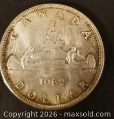 MaxSold Auction: Canadian Silver Dollars 1962, 1965 - Aurora (Ontario, Canada) PARTNER MANAGED Downsizing Online Auction - Murray Drive