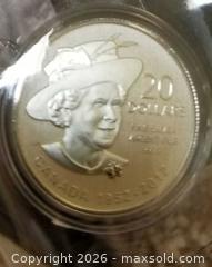 MaxSold Auction: Collectible Commemorative Fine Silver $20 Coin - Aurora (Ontario, Canada) PARTNER MANAGED Downsizing Online Auction - Murray Drive