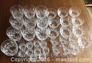 MaxSold Auction: Collection of Stuart Crystal From Scotland 36 pieces - Aurora (Ontario, Canada) PARTNER MANAGED Downsizing Online Auction - Murray Drive