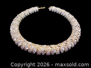MaxSold Auction: Early Signed Kenneth Jay Lane Choker Necklace  - Aurora (Ontario, Canada) PARTNER MANAGED Downsizing Online Auction - Murray Drive
