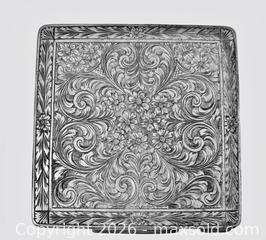 MaxSold Auction: Exceptional Engraved 800 Silver Powder Compact  - Aurora (Ontario, Canada) PARTNER MANAGED Downsizing Online Auction - Murray Drive