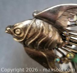 MaxSold Auction: Large Signed D. Pollak Statement Brooch - Aurora (Ontario, Canada) PARTNER MANAGED Downsizing Online Auction - Murray Drive
