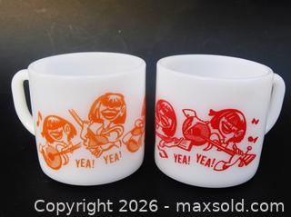 MaxSold Auction: Rare Federal Glass Beatles Mugs 1960's  - Aurora (Ontario, Canada) PARTNER MANAGED Downsizing Online Auction - Murray Drive
