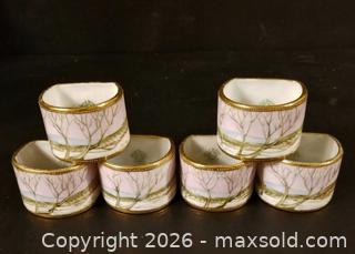 MaxSold Auction: Set of 6 Antique Nippon Napkin Rings - Aurora (Ontario, Canada) PARTNER MANAGED Downsizing Online Auction - Murray Drive