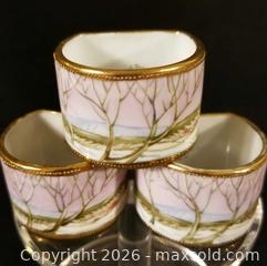 MaxSold Auction: Set of 6 Antique Nippon Napkin Rings - Aurora (Ontario, Canada) PARTNER MANAGED Downsizing Online Auction - Murray Drive