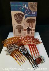 MaxSold Auction: Softbound Book "Collector's Guide To Hair Combs" & 5 Antique/Vintage Combs  - Aurora (Ontario, Canada) PARTNER MANAGED Downsizing Online Auction - Murray Drive