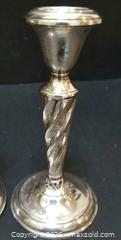 MaxSold Auction: Sterling Candlesticks - Twisted Columns  - Aurora (Ontario, Canada) PARTNER MANAGED Downsizing Online Auction - Murray Drive
