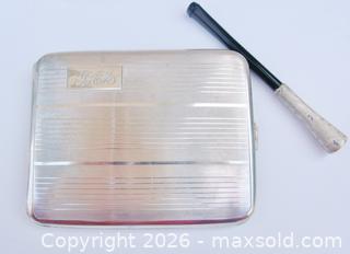MaxSold Auction: Vintage BIRKS Sterling Silver Cigs Case And Cigarette Holder  - Aurora (Ontario, Canada) PARTNER MANAGED Downsizing Online Auction - Murray Drive