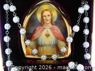 MaxSold Auction: Vintage Celuloid Box With Sterling Silver Rosary - Aurora (Ontario, Canada) PARTNER MANAGED Downsizing Online Auction - Murray Drive