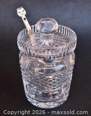MaxSold Auction: Waterford Crystal Jam Jar & 916 Silver Enamelled Cat Spoon  - Aurora (Ontario, Canada) PARTNER MANAGED Downsizing Online Auction - Murray Drive