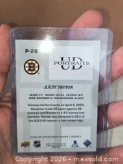 MaxSold Auction: Boston Bruins Holo UD card - South Frontenac (Ontario, Canada) SELLER MANAGED Downsizing Online Auction - Battersea Road