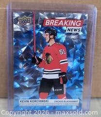 MaxSold Auction: Breaking News Refractor Holo Card Chicago  - South Frontenac (Ontario, Canada) SELLER MANAGED Downsizing Online Auction - Battersea Road