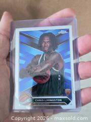 MaxSold Auction: Chris Livingston Topps Chrome Basketball Card - South Frontenac (Ontario, Canada) SELLER MANAGED Downsizing Online Auction - Battersea Road
