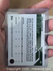 MaxSold Auction: Chris Livingston Topps Chrome Basketball Card - South Frontenac (Ontario, Canada) SELLER MANAGED Downsizing Online Auction - Battersea Road