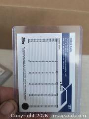 MaxSold Auction: Chris Tom Topps Chrome Pink boarder Card - South Frontenac (Ontario, Canada) SELLER MANAGED Downsizing Online Auction - Battersea Road