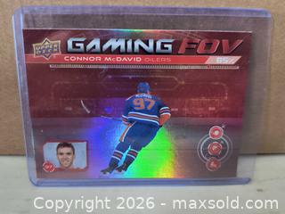 MaxSold Auction: Conor Mcdavid Oilers FOV Holo Card  - South Frontenac (Ontario, Canada) SELLER MANAGED Downsizing Online Auction - Battersea Road