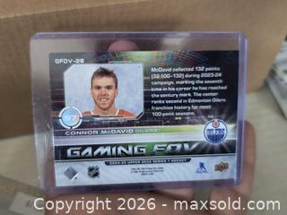 MaxSold Auction: Conor Mcdavid Oilers FOV Holo Card  - South Frontenac (Ontario, Canada) SELLER MANAGED Downsizing Online Auction - Battersea Road