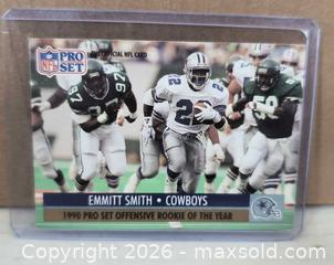 MaxSold Auction: Emmit Smith Cowboys Rookie of the Year Mint Card - South Frontenac (Ontario, Canada) SELLER MANAGED Downsizing Online Auction - Battersea Road