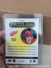 MaxSold Auction: Green Dazelers Hockey card Redwings Gem Mint Holo  - South Frontenac (Ontario, Canada) SELLER MANAGED Downsizing Online Auction - Battersea Road