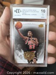 MaxSold Auction: BCCG Graded Gem Mint 10 Gold Upper Deck Michal Jordan Basketball Card - Kingston (Ontario, Canada) SELLER MANAGED Reseller Online Auction - Railway Street