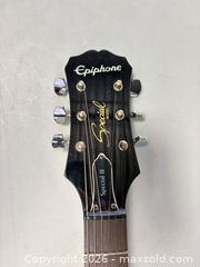 MaxSold Auction: Epiphone Special II Electric Guitar - Black - Ottawa (Ontario, Canada) SELLER MANAGED Downsizing Online Auction - Grenfell Crescent