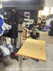 MaxSold Auction: Power Fist Floor Drill Press Model 3462090 5/8" 16-Speed - Ottawa (Ontario, Canada) SELLER MANAGED Downsizing Online Auction - Grenfell Crescent