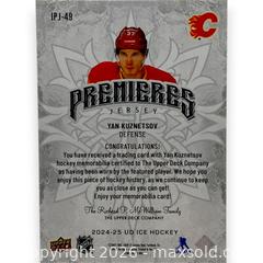 MaxSold Auction: 2024-25 UD ICE IPJ-49 YAN KUZNETSOV PREMIERES PATCH CARD - Ottawa (Ontario, Canada) SELLER MANAGED Estate Sale Online Auction - Adam Baker Way
