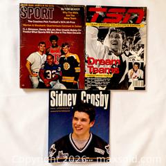 MaxSold Auction: SPORT MAGAZINE 1970s TSN DREAM TEAMS SIDNEY CROSBY BOOK LOT - Ottawa (Ontario, Canada) SELLER MANAGED Estate Sale Online Auction - Adam Baker Way