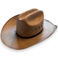 MaxSold Auction: STRAW COWBOY HAT SIZE 7 MADE IN MEXICO USA LABEL WOVEN PALM WESTERN STYLE - Ottawa (Ontario, Canada) SELLER MANAGED Estate Sale Online Auction - Adam Baker Way