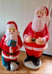 MaxSold Auction: (2) Vintage Santa Blowmolds - Burlington (Ontario, Canada) SELLER MANAGED Estate Sale Online Auction - Bellwood Avenue