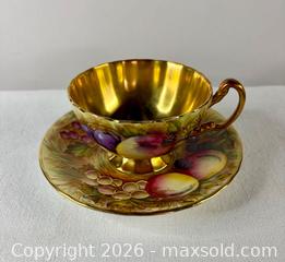 MaxSold Auction:  Vintage Aynsley Cup and Saucer - Burlington (Ontario, Canada) SELLER MANAGED Estate Sale Online Auction - Bellwood Avenue