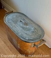 MaxSold Auction: Vintage Copper Wash Tub - Burlington (Ontario, Canada) SELLER MANAGED Estate Sale Online Auction - Bellwood Avenue