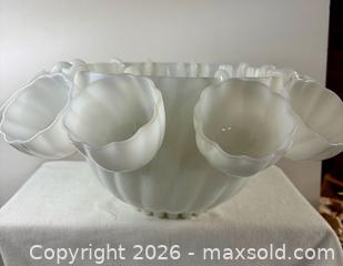 MaxSold Auction:  Vintage Hazel Atlas Punch Bowl Set - Burlington (Ontario, Canada) SELLER MANAGED Estate Sale Online Auction - Bellwood Avenue