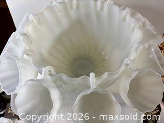 MaxSold Auction:  Vintage Hazel Atlas Punch Bowl Set - Burlington (Ontario, Canada) SELLER MANAGED Estate Sale Online Auction - Bellwood Avenue