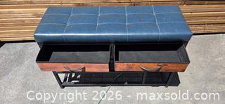 MaxSold Auction: Entryway Bench with Storage - South Frontenac (Ontario, Canada) SELLER MANAGED Downsizing Online Auction - Bank Street
