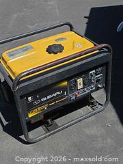 MaxSold Auction: Subaru RGX3600 Portable Generator - South Frontenac (Ontario, Canada) SELLER MANAGED Downsizing Online Auction - Bank Street