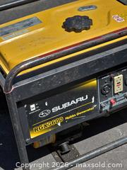 MaxSold Auction: Subaru RGX3600 Portable Generator - South Frontenac (Ontario, Canada) SELLER MANAGED Downsizing Online Auction - Bank Street