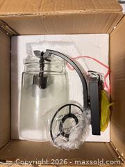 MaxSold Auction: Golden Lighting Black Glass 1-Light Wall Sconce - Lombardy (Ontario, Canada) SELLER MANAGED Estate Sale Online Auction - Old Kingston Road