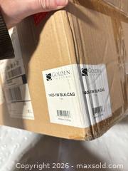 MaxSold Auction: Golden Lighting Black Glass 1-Light Wall Sconce - Lombardy (Ontario, Canada) SELLER MANAGED Estate Sale Online Auction - Old Kingston Road