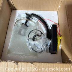 MaxSold Auction: Golden Lighting Black Glass 1-Light Wall Sconce - Lombardy (Ontario, Canada) SELLER MANAGED Estate Sale Online Auction - Old Kingston Road