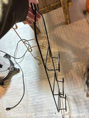 MaxSold Auction: Metal Hanging Plate Stands, Black & Brass Tone (Set of 2) - Lombardy (Ontario, Canada) SELLER MANAGED Estate Sale Online Auction - Old Kingston Road