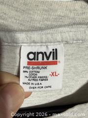 MaxSold Auction: Vintage 1993 Looney Tunes Basketball T Shirt TAZ Bugs Bunny Wile E Coyote Warner Bros. Single Stitch  - Ottawa (Ontario, Canada) SELLER MANAGED Downsizing Online Auction - Prince Albert Street