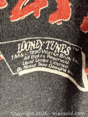 MaxSold Auction: Vintage TAZ T Shirt Single Stitch 1990 EAT YOU FOR BREAKFAST World Tour  - Ottawa (Ontario, Canada) SELLER MANAGED Downsizing Online Auction - Prince Albert Street