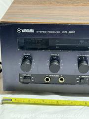 MaxSold Auction: Vintage Yamaha CR - 66 II Stereo Receiver Made In Japan For Canada Military  - Ottawa (Ontario, Canada) SELLER MANAGED Downsizing Online Auction - Prince Albert Street