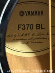 MaxSold Auction: Yamaha F370 Bl Acoustic Guitar w Storage Case  - Ottawa (Ontario, Canada) SELLER MANAGED Downsizing Online Auction - Prince Albert Street