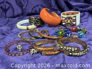 MaxSold Auction: 12 Unique Fashion Bracelets Giant Lot  - Idaho Springs (Colorado, USA) PARTNER MANAGED Estate Sale Online Auction - Idaho Street