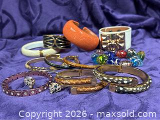 MaxSold Auction: 12 Unique Fashion Bracelets Giant Lot  - Idaho Springs (Colorado, USA) PARTNER MANAGED Estate Sale Online Auction - Idaho Street